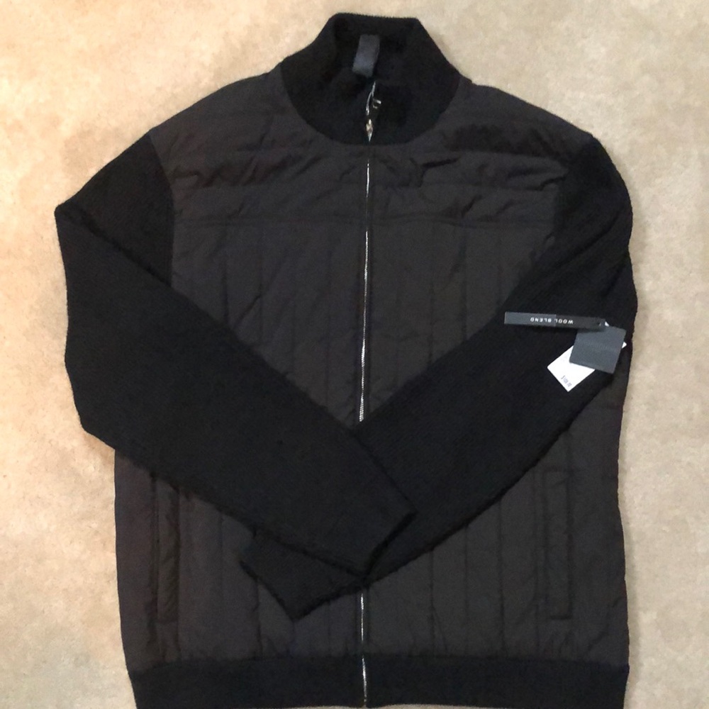 Magaschoni Men’s Black lightweight jacket size XL! New with Tags!